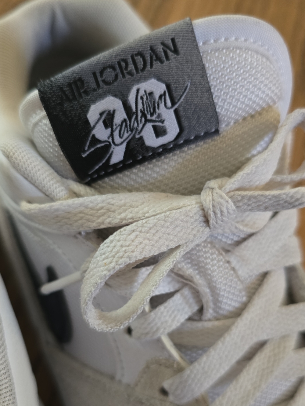 Nike AIR Jordan Kids Sneakers White with Black Logo